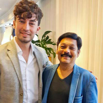 Satish Christian with Farrukh Shamuratov